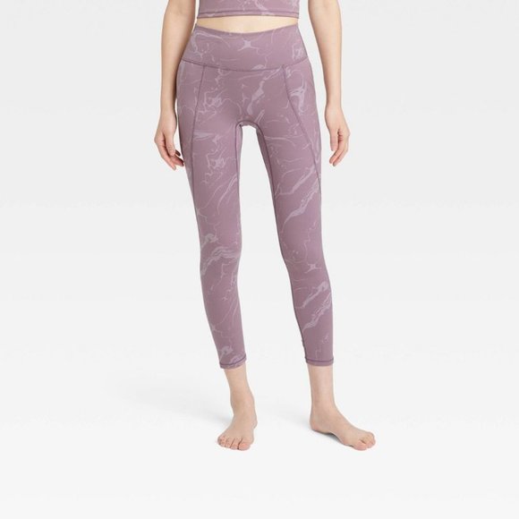 Women's Lavender Flex High-Rise 7/8 Leggings w/ Pocket - Picture 4 of 4